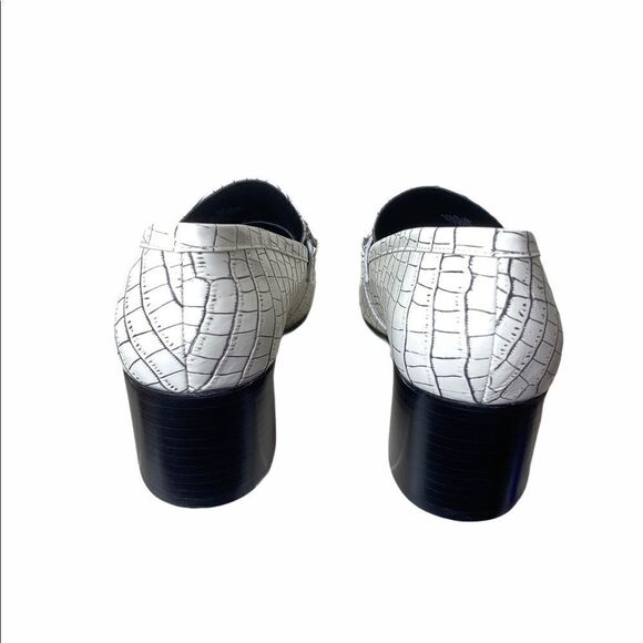 Marc Fisher Hanne Embossed Croc Loafer Shoes - Picture 5 of 6